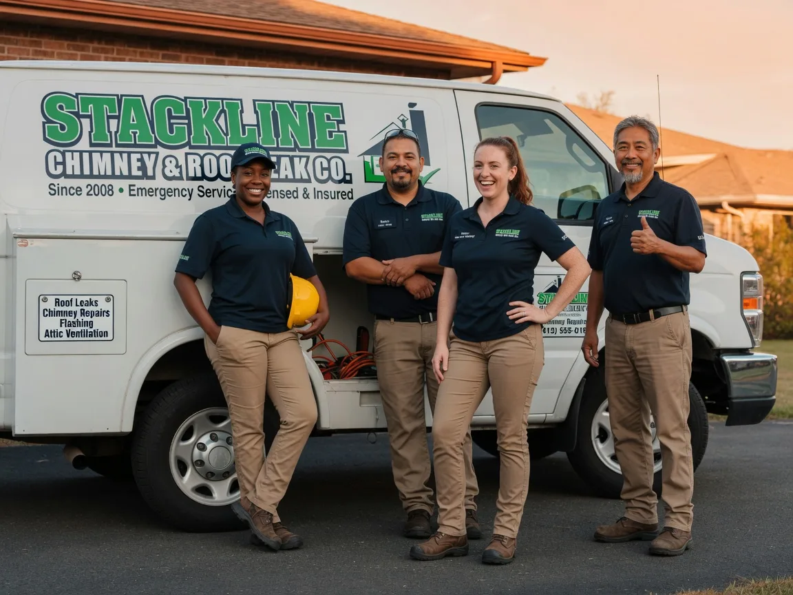 Chimney flashing repair company in Bruno, MN